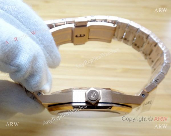 JF Fake Audemars Piguet Royal Oak Rose Gold Skeleton Watch JF Fake Audemars Piguet Royal Oak Rose Gold Skeleton Watch