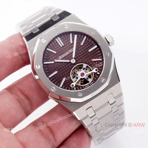Swiss Replica Audemars Piguet Royal Oak Tourbillon SS Blue Dial watch 2924 Movement Swiss Replica Audemars Piguet Royal Oak Tourbillon SS Blue Dial watch 2924 Movement