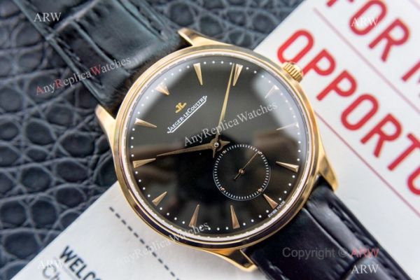 Replica Jaeger LeCoultre Master Ultra Thin Yellow Gold Black Watch Swiss Grade 1 Replica Jaeger LeCoultre Master Ultra Thin Yellow Gold Black Watch Swiss Grade 1