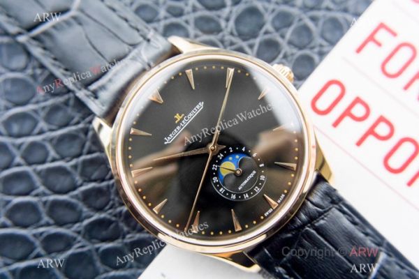 Swiss Copy Jaeger-LeCoultre Master Ultra Thin Moon 39 mm Watch Gold Case Swiss Copy Jaeger-LeCoultre Master Ultra Thin Moon 39 mm Watch Gold Case