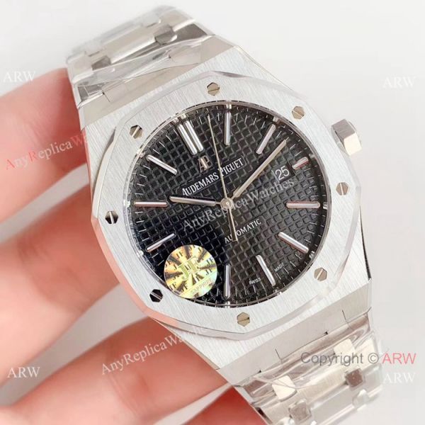JF Audemars Piguet Royal Oak Cal.3120 Black Dial Watch V5 Version JF Audemars Piguet Royal Oak Cal.3120 Black Dial Watch V5 Version