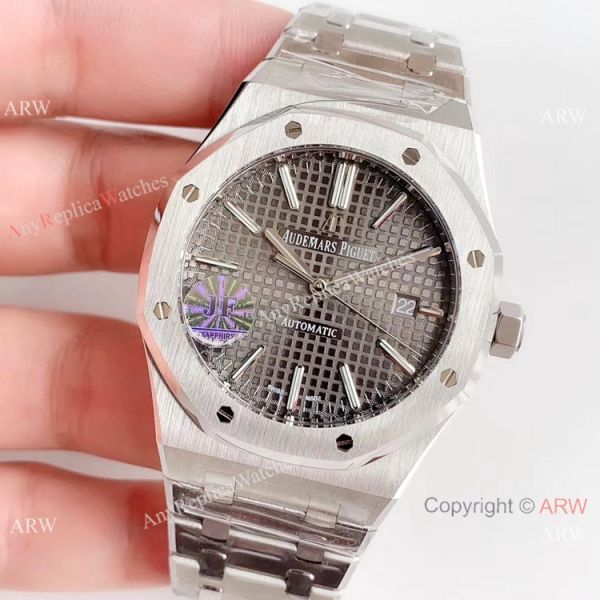 JF Audemars Piguet Royal Oak 15400 Watch Replica Stainless Steel Grey Dial JF Audemars Piguet Royal Oak 15400 Watch Replica Stainless Steel Grey Dial