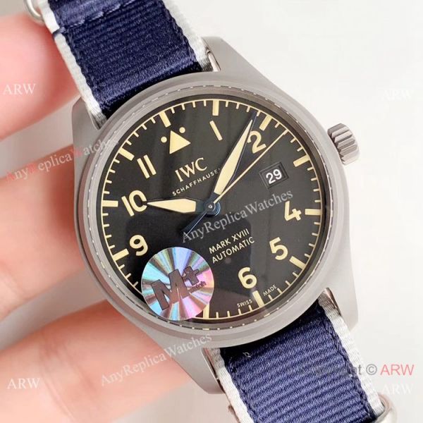 M+ Factory Swiss IWC Mark XVIII Replica Watch Titanium 40mm M+ Factory Swiss IWC Mark XVIII Replica Watch Titanium 40mm