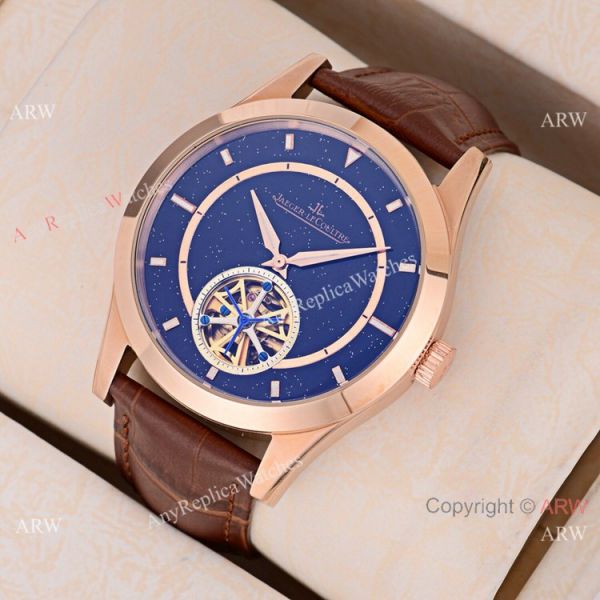 Fake Jaeger-LeCoultre Flying Tourbillon Rose Gold Arabic Watch 43mm Fake Jaeger-LeCoultre Flying Tourbillon Rose Gold Arabic Watch 43mm