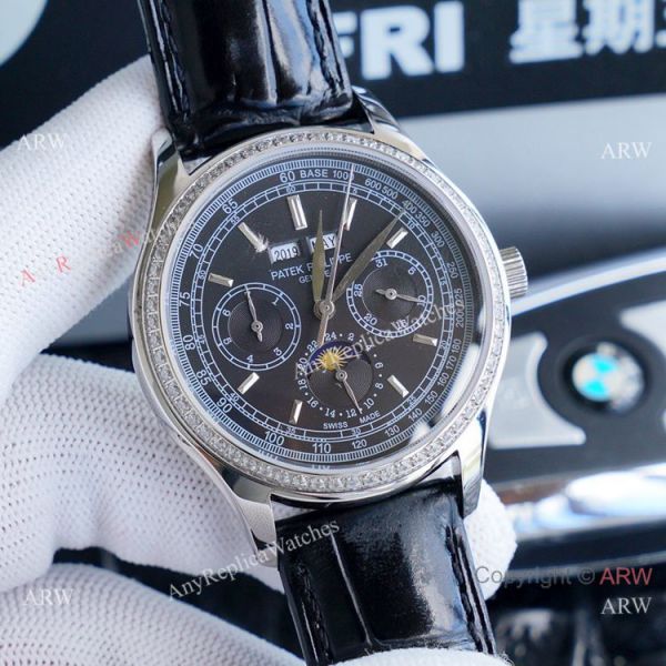 Swiss Copy Patek Philippe Base 1000 Watches Diamond Bezel 40mm Swiss Copy Patek Philippe Base 1000 Watches Diamond Bezel 40mm