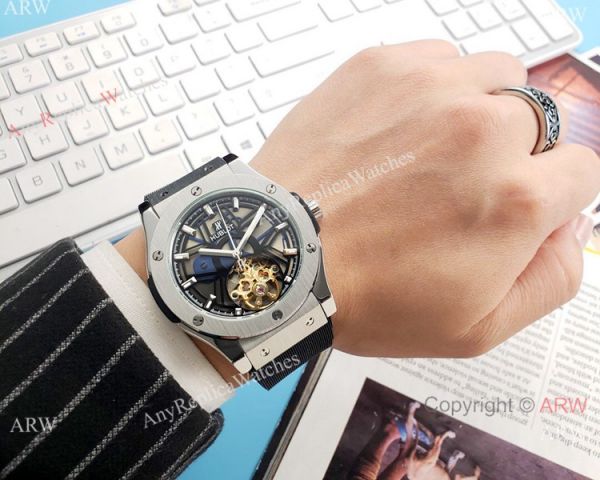 Copy Hublot Tourbillon Skeleton Big Bang Watches 43mm Copy Hublot Tourbillon Skeleton Big Bang Watches 43mm