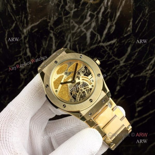High Quality Copy Hublot Classic Fusion Squelette Tourbillon Watch All Black High Quality Copy Hublot Classic Fusion Squelette Tourbillon Watch All Black