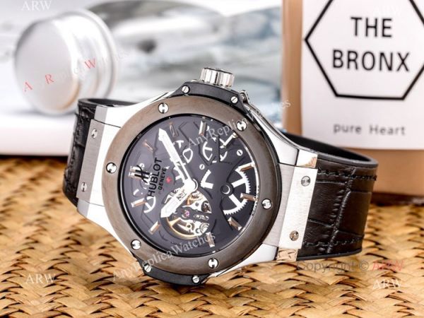 Fake Hublot Classic Fusion Rose Gold Skeleton Wristwatch 45mm Fake Hublot Classic Fusion Rose Gold Skeleton Wristwatch 45mm