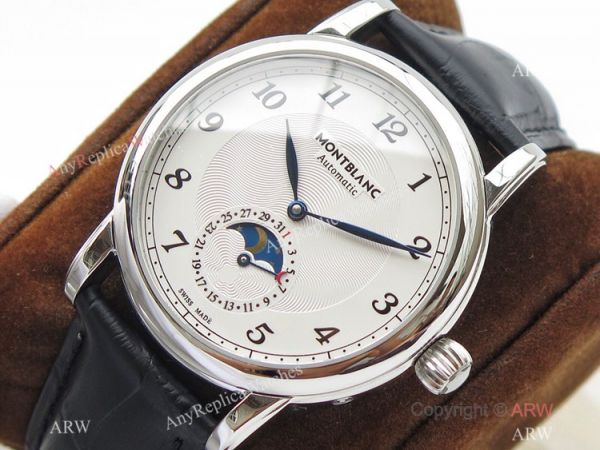 Swiss Montblanc Star Legacy Moon phase U0116508 White Dial Watch Best 1:1 Replica Swiss Montblanc Star Legacy Moon phase U0116508 White Dial Watch Best 1:1 Replica