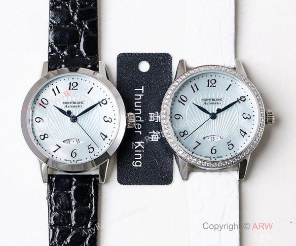 Swiss Montblanc Boheme Date SS Watch 33mm Women Mont Blanc Bracelet Replica Swiss Montblanc Boheme Date SS Watch 33mm Women Mont Blanc Bracelet Replica