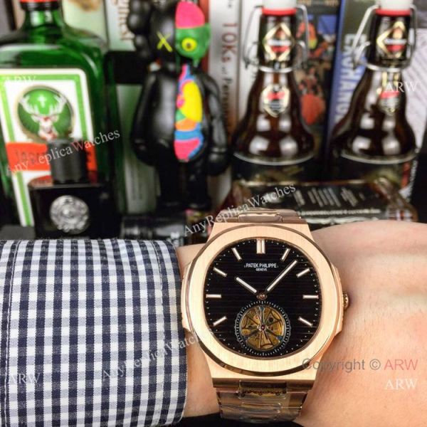 Best Replica Patek Philippe Tourbillon Watches 40mm Rose Gold and White Best Replica Patek Philippe Tourbillon Watches 40mm Rose Gold and White