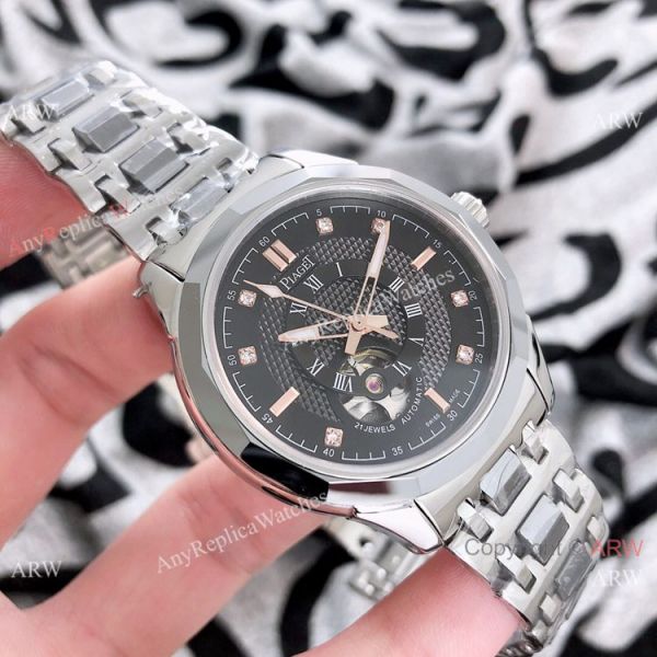 Best Replica Piaget Tourbillon Watches Sapphire glass Stainless Steel Best Replica Piaget Tourbillon Watches Sapphire glass Stainless Steel