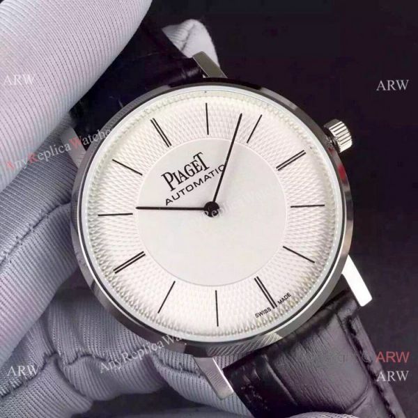 1 1 Best Replica Piaget Altiplano White Dial Black Leather Strap Watch Swiss 9015 1 1 Best Replica Piaget Altiplano White Dial Black Leather Strap Watch Swiss 9015