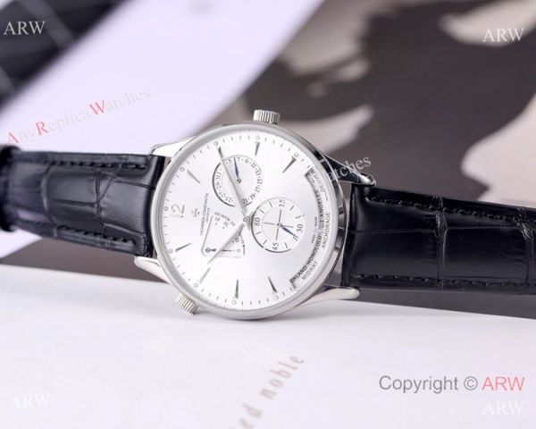 2019 Copy Vacheron Constantin Power Reserve Watches Rose Gold Silver Dial 2019 Copy Vacheron Constantin Power Reserve Watches Rose Gold Silver Dial