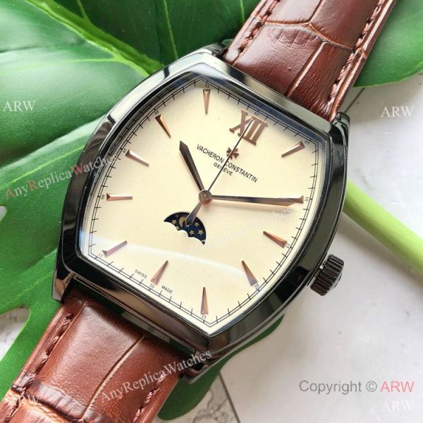 Buy Vacheron Constantin Geneve Fake Malte Moonphase Watch Black and White Buy Vacheron Constantin Geneve Fake Malte Moonphase Watch Black and White