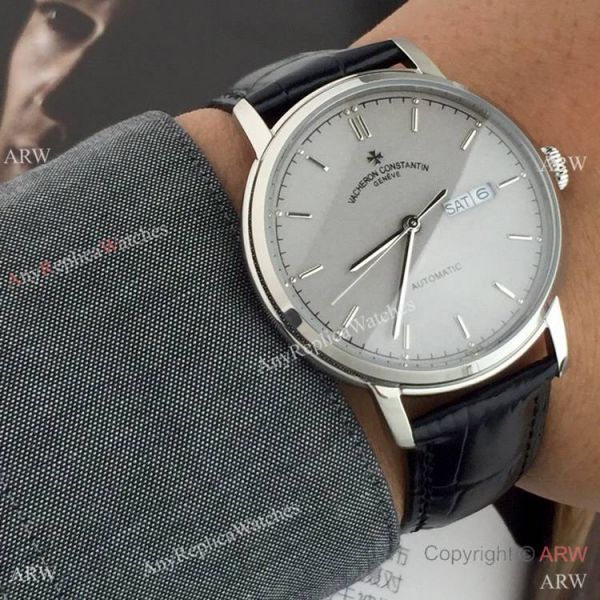 Replica Vacheron Constantin Geneve Day-Date watches Black Dial 39mm Replica Vacheron Constantin Geneve Day-Date watches Black Dial 39mm