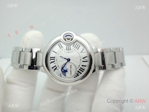 Copy Cartier Ballon Bleu Moonphase Watch Stainless Steel Sapphire crystal Copy Cartier Ballon Bleu Moonphase Watch Stainless Steel Sapphire crystal