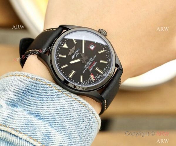 2019 Replica Breitling Avenger Men Watch SS Blue Dial Blue Leather strap 2019 Replica Breitling Avenger Men Watch SS Blue Dial Blue Leather strap
