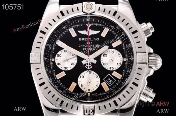 BaselWorld Breitling Chronomat Aermacchi SS Black Dial Watch GF Factory BaselWorld Breitling Chronomat Aermacchi SS Black Dial Watch GF Factory