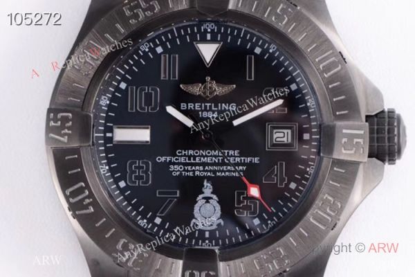 GB Factory Breitling Avenger Seawolf II Boelcke Black Steel Watch 45mm GB Factory Breitling Avenger Seawolf II Boelcke Black Steel Watch 45mm