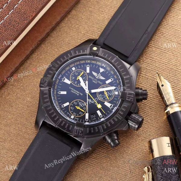 Japan Grade Copy Breitling Avenger Seawolf Chronograph Watches Black Rubber Strap Japan Grade Copy Breitling Avenger Seawolf Chronograph Watches Black Rubber Strap