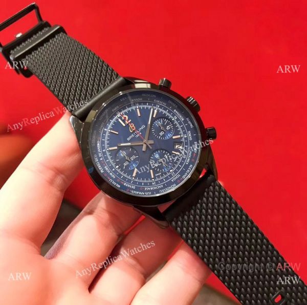 New Copy Breitling Transocean Blue Dial Watches Black Rubber Band New Copy Breitling Transocean Blue Dial Watches Black Rubber Band