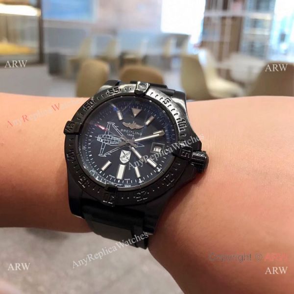 NEW Copy Breitling Avenger Seawolf II Boelcke Automatic Watch All Black NEW Copy Breitling Avenger Seawolf II Boelcke Automatic Watch All Black