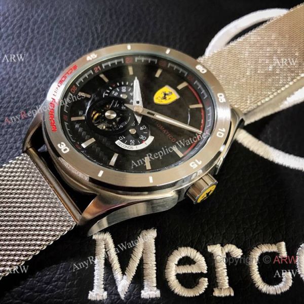 Replica Ferrari Gran Premio Automatico Watch Stainless Steel 43mm Replica Ferrari Gran Premio Automatico Watch Stainless Steel 43mm