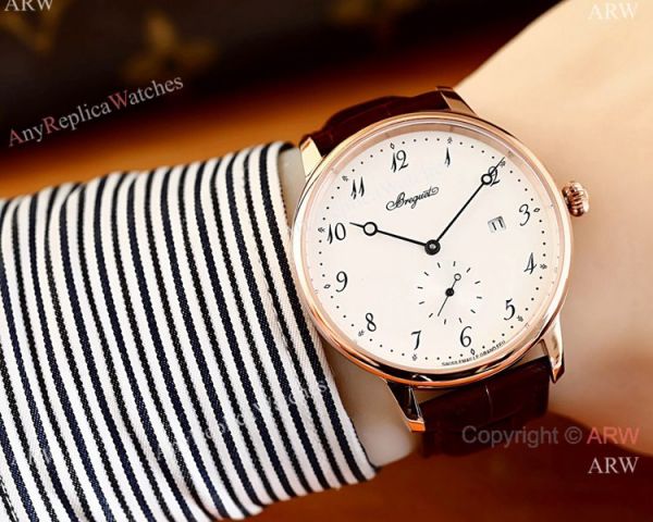 Replica Breguet Classique SS White Arabic Dial Watches 40mm Replica Breguet Classique SS White Arabic Dial Watches 40mm