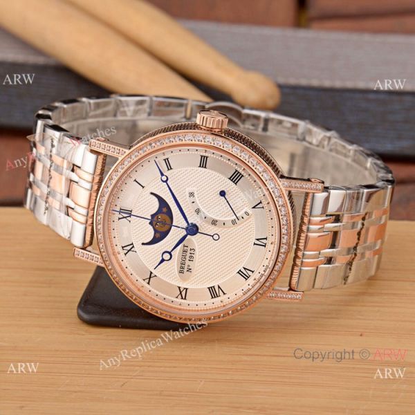 New Copy Breguet Classique Moonphase Stainless Steel Diamonds Watches For Sale New Copy Breguet Classique Moonphase Stainless Steel Diamonds Watches For Sale