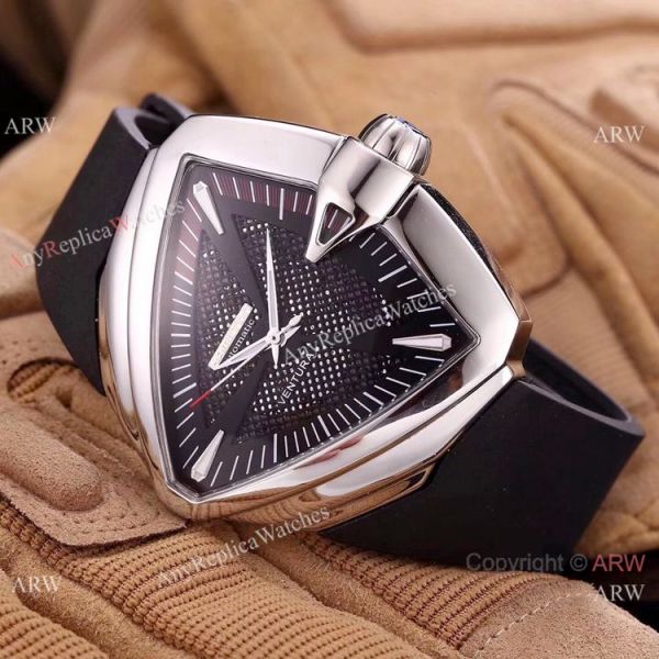 Copy Hamilton Ventura XXL Auto Elvis Anniversary Blacksteel Watch 45mm Copy Hamilton Ventura XXL Auto Elvis Anniversary Blacksteel Watch 45mm