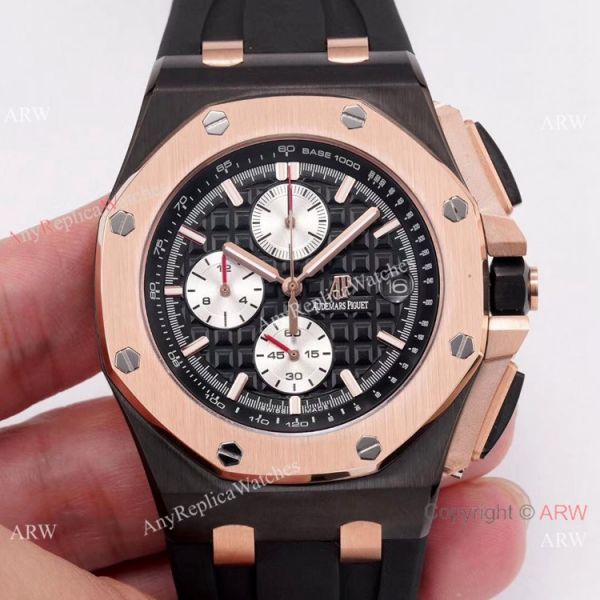Nice Quality Audemars Piguet Royal Oak Offshore Replica watch Rose Gold 44mm Nice Quality Audemars Piguet Royal Oak Offshore Replica watch Rose Gold 44mm