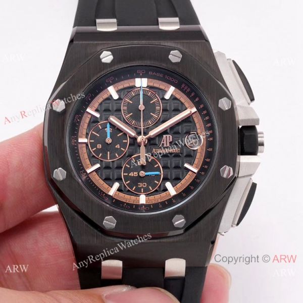 Copy Audemars Piguet Royal Oak Offshore SS BlackRed Face watch New Style Copy Audemars Piguet Royal Oak Offshore SS BlackRed Face watch New Style
