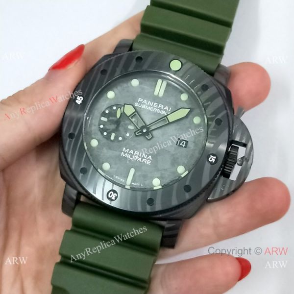 Panerai Submersible Marina Militare Carbotech Special Edition PAM961 Watch 2019 Replica Panerai Submersible Marina Militare Carbotech Special Edition PAM961 Watch 2019 Replica