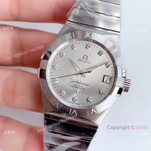 Super Clone Omega Constellation Stainless Steel Silver Dial 8500 Watch VSF 1:1 Best Edition Super Clone Omega Constellation Stainless Steel Silver Dial 8500 Watch VSF 1:1 Best Edition