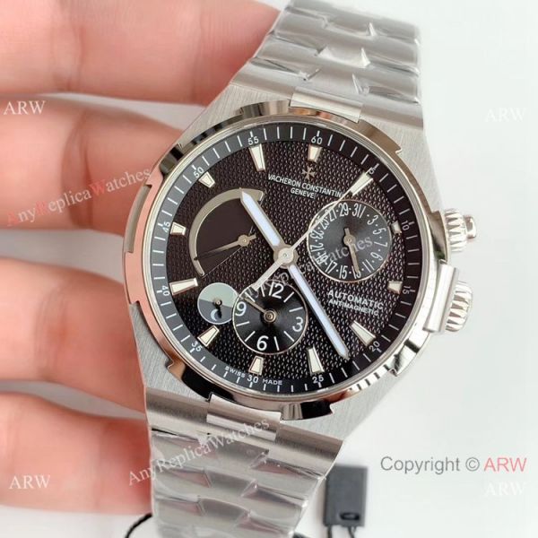 Swiss Copy Vacheron Constantin Overseas 1222-SC Watch SS Black Dial 42mm Swiss Copy Vacheron Constantin Overseas 1222-SC Watch SS Black Dial 42mm