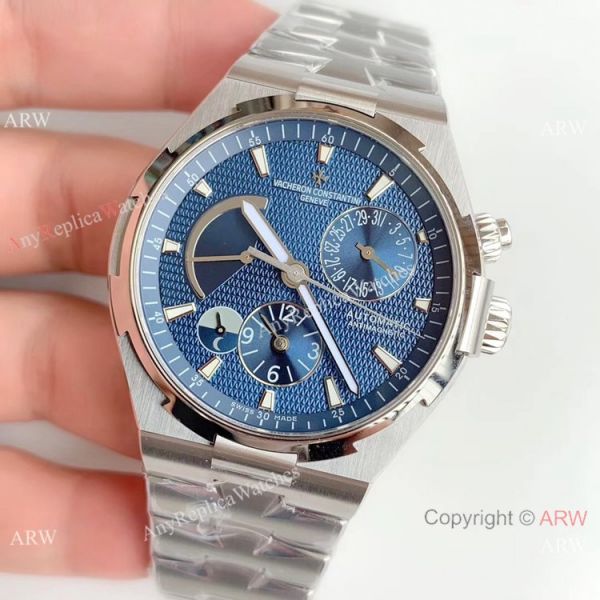 Swiss Grade 1 Vacheron Constantin Overseas TWF 1222-SC Watch Stainless Steel Blue Face Swiss Grade 1 Vacheron Constantin Overseas TWF 1222-SC Watch Stainless Steel Blue Face