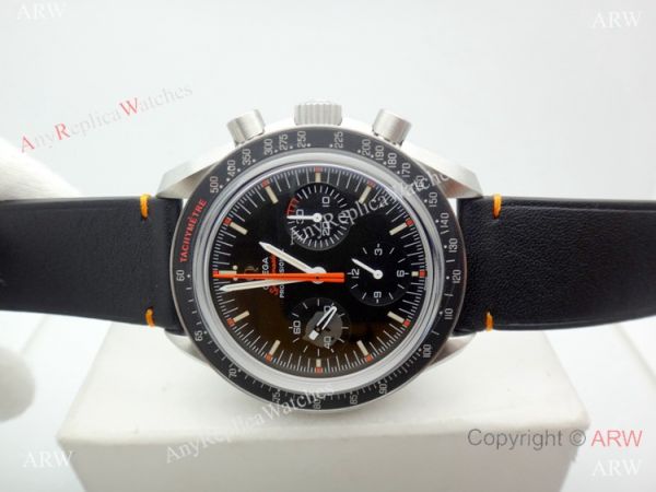 (OM)Swiss Replica Omega Speedmaster Moon SS Black Bezel Watch (OM)Swiss Replica Omega Speedmaster Moon SS Black Bezel Watch