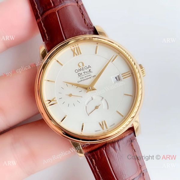 (DV) Swiss Grade Omega De Ville Prestige Yellow Gold Power Reserve Copy Watch (DV) Swiss Grade Omega De Ville Prestige Yellow Gold Power Reserve Copy Watch
