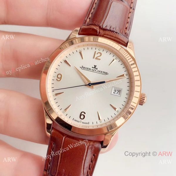 Swiss Copy Jaeger-LeCoultre Master Control Q1548420 Rose Gold White Watch ZF Factory Swiss Copy Jaeger-LeCoultre Master Control Q1548420 Rose Gold White Watch ZF Factory