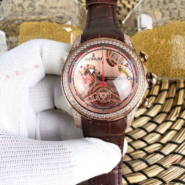 Corum Bubble Rose Gold Chronograph Face Watch for Sale Best Replica Corum Watches Corum Bubble Rose Gold Chronograph Face Watch for Sale Best Replica Corum Watches