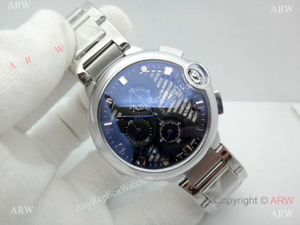 Cartier Ballon Bleu De Stainless Steel Chronograph Watch Replica Cartier Ballon Bleu De Stainless Steel Chronograph Watch Replica