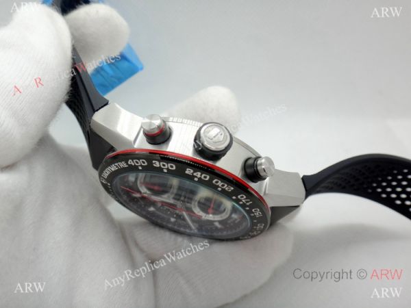 Copy Tag Heuer Carrera Calibre 01 Black Chronograph Dial watch 45mm Copy Tag Heuer Carrera Calibre 01 Black Chronograph Dial watch 45mm