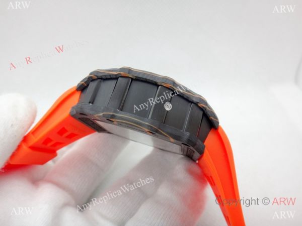 2019 Richard Mille Mclaren RM 11-03 Replica Watch Carbon Case Orange Strap 2019 Richard Mille Mclaren RM 11-03 Replica Watch Carbon Case Orange Strap