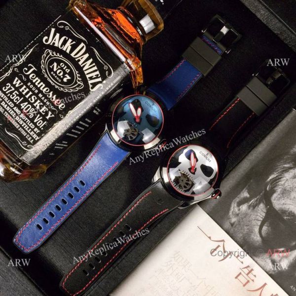 New Replica Corum Bubble Skull Tourbillon Watch Black Blue New Replica Corum Bubble Skull Tourbillon Watch Black Blue