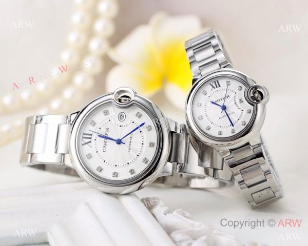 Clone Cartier Ballon Bleu Rose Gold Automatic Watches 42mm or 33mm Clone Cartier Ballon Bleu Rose Gold Automatic Watches 42mm or 33mm