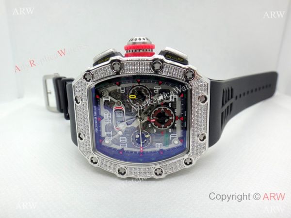 New Replica Richard Mille AAA RM 11-03 Diamond Watch New Replica Richard Mille AAA RM 11-03 Diamond Watch