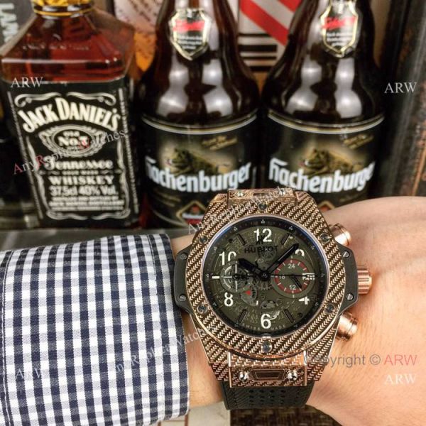 Fake Hublot Geneve Big Bang Unico King Chronograph Watches Silver Case 45mm Fake Hublot Geneve Big Bang Unico King Chronograph Watches Silver Case 45mm