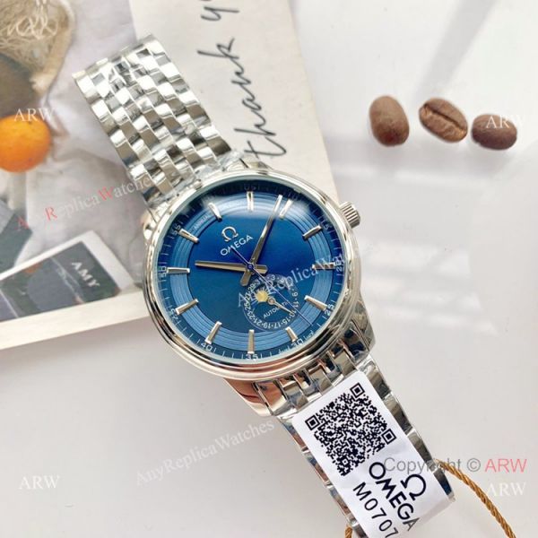 New Omega De Ville Fake Hour Vision Moonphase Watch 40mm New Omega De Ville Fake Hour Vision Moonphase Watch 40mm
