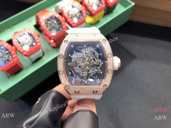 Replica Richard Mille RM035-Americas Rose Gold Diamond Watches Replica Richard Mille RM035-Americas Rose Gold Diamond Watches